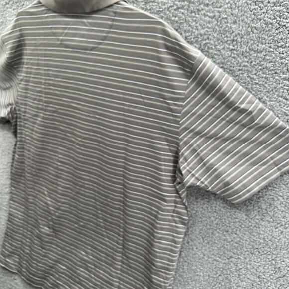 Nike Golf Tiger Woods Collection Fit DRY Mens Golf Polo Shirt Size XL Striped - Picture 8 of 10